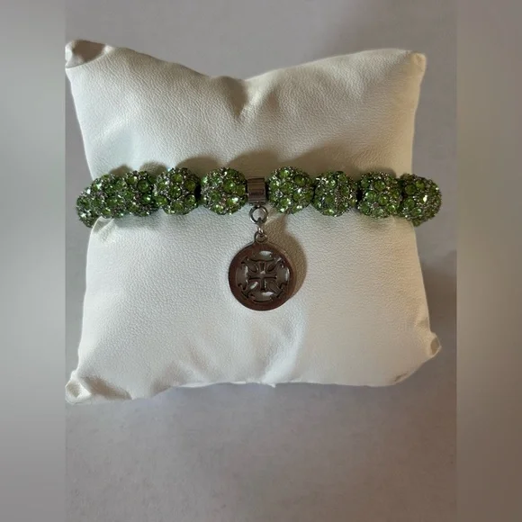 Rustic Cuff Lime Green Emerson Beaded Bracelet - Picture 3 of 6